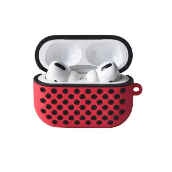Lopard Airpods Pro 2 (2.nesil) Spor Delikli Kılıf - Kırmızı-siyah