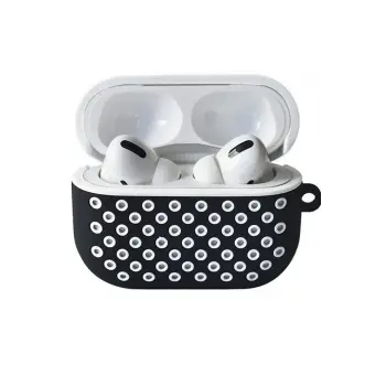 Lopard Airpods Pro 2 (2.nesil) Spor Delikli Kılıf - Siyah-beyaz