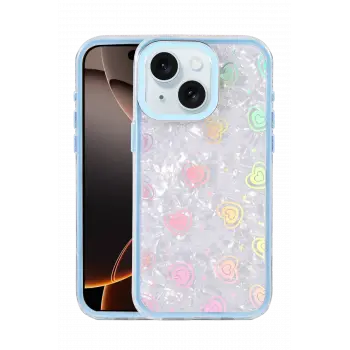 Lopard Apple İphone 14 Lumi Desenli Kapak - Mavi