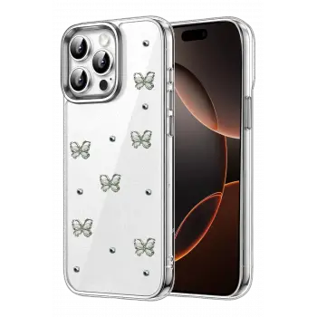 Lopard Apple İphone 14 Pro Max Fiyonk Desenli Kapak - Desen 9