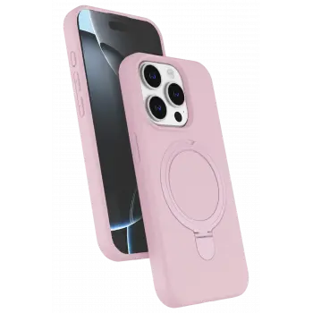 Lopard Apple İphone 14 Pro Max Regal Magsafe Standlı Kapak - Açık Pembe