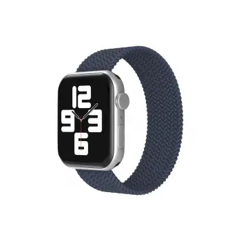 Lopard Apple Watch 38mm Ayarlı Solo Silikon Kordon - Lacivert