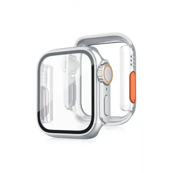 Lopard Apple Watch 41mm Watch 49mm Kasa Dönüştürücü Ve Ekran Koruyucu - Çöl Titanyum