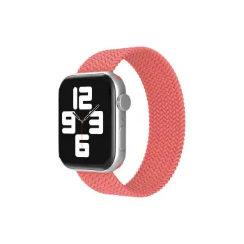 Lopard Apple Watch 42mm Ayarlı Solo Silikon Kordon - Pembe