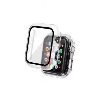 Lopard Apple Watch 42mm Camlı Kasa Ekran Koruyucu - Şeffaf