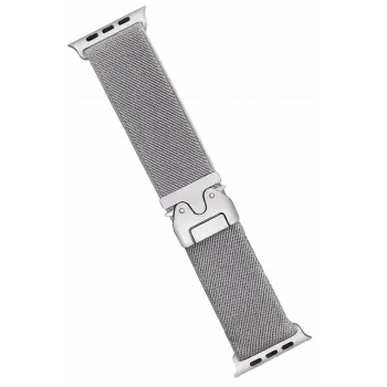 Lopard Apple Watch 42mm Forest Kumaş Kordon - Titan Gri