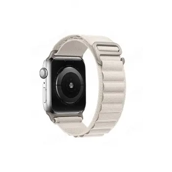 Lopard Apple Watch 42mm Mountain Kordon - Beyaz