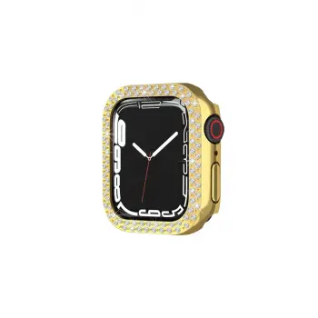 Lopard Apple Watch 42mm Taşlı Kasa - Gold