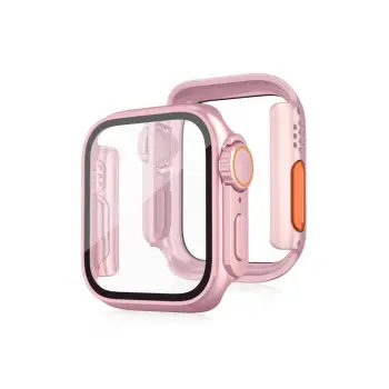 Lopard Apple Watch 44mm Watch 49mm Kasa Dönüştürücü Ve Ekran Koruyucu - Rose Gold