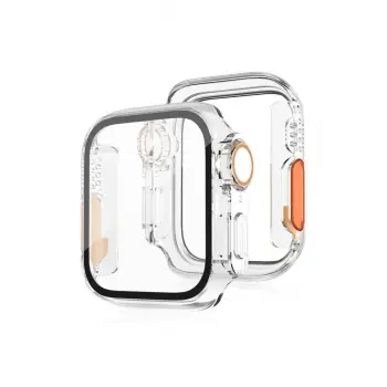 Lopard Apple Watch 44mm Watch 49mm Kasa Dönüştürücü Ve Ekran Koruyucu - Şeffaf