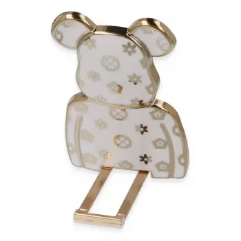 Lopard Astro Stand Ayıcık Desenli - Beyaz