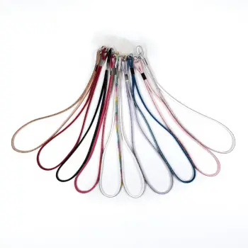 Lopard Cep Telefonu Yarım Taşlı Halat İp Cep Telefonu El Askısı 95cm