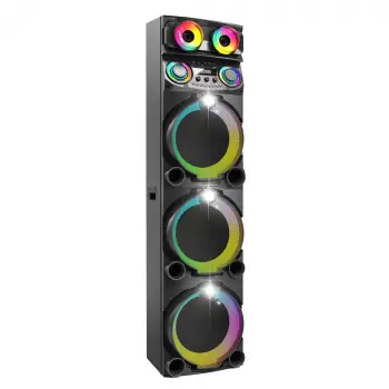 Lopard Gd-3127 Dijital Led Göstergeli Mikrofonlu Rgb Tws Üçlü 12 İnç Stereo Bass Kablosuz Karaoke Hoparlör