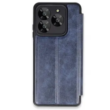 Lopard General Mobile Era 30 Kılıf Flip Cover - Lacivert