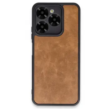 Lopard General Mobile Era 50 Kılıf Aras Deri Kapak - Taba