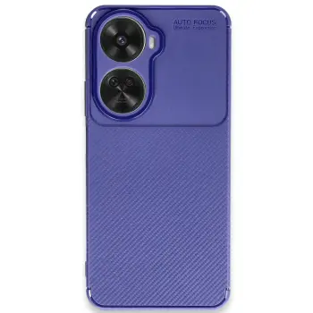 Lopard Huawei Nova 12 Se Kılıf Auto Focus Karbon Kapak - Lacivert