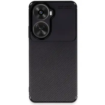 Lopard Huawei Nova 12 Se Kılıf Auto Focus Karbon Kapak - Siyah