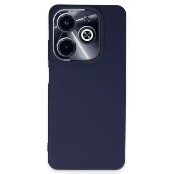 Lopard İnfinix Hot 40i Kılıf First Silikon - Lacivert