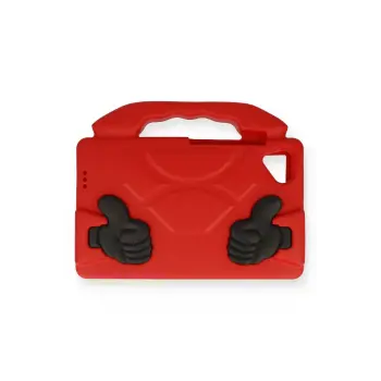 Lopard İpad 2022 10.9 (10.nesil) Kılıf Like Stantlı Tablet Silikon - Kırmızı