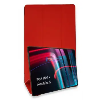 Lopard İpad Mini 5 Kılıf Tablet Smart Kılıf - Kırmızı