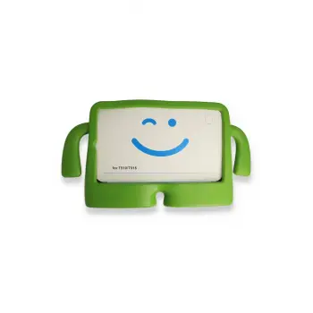 Lopard İpad Pro 11 (2021) Kılıf Karakter Tablet Silikon - Yeşil