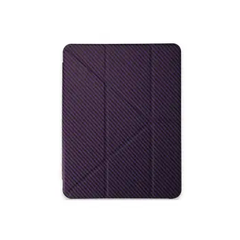 Lopard İpad Pro 11 (2024) Kılıf Color Karbon Tablet Kılıfı - Derin Mor