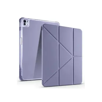 Lopard İpad Pro 13 (2024) Kılıf Kalemlikli Mars Tablet Kılıfı - Lavender