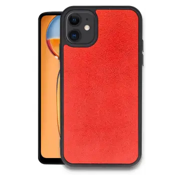 Lopard İphone 11 Kılıf Aras Deri Kapak - Kırmızı