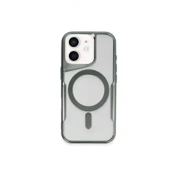 Lopard İphone 11 Kılıf Boyi Magsafe Silikon Kapak - Yeşil