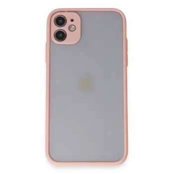 Lopard İphone 11 Kılıf Montreal Silikon Kapak - Pembe