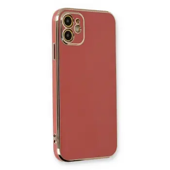 Lopard İphone 11 Kılıf Volet Silikon - Kırmızı