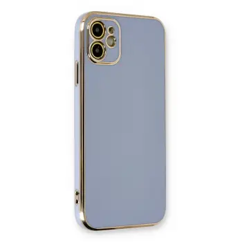 Lopard İphone 11 Kılıf Volet Silikon - Mavi