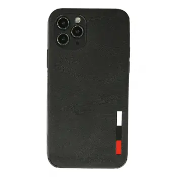 Lopard İphone 11 Pro Kılıf Loop Deri Silikon - Siyah