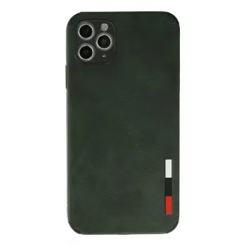 Lopard İphone 11 Pro Kılıf Loop Deri Silikon - Yeşil