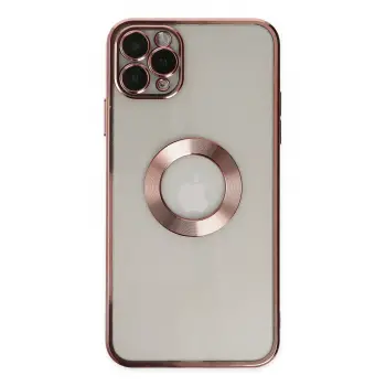 Lopard İphone 11 Pro Kılıf Slot Silikon - Rose Gold