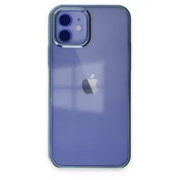 Lopard İphone 12 Kılıf Element Silikon - Mavi