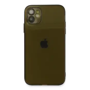 Lopard İphone 12 Kılıf Fly Lens Silikon - Siyah