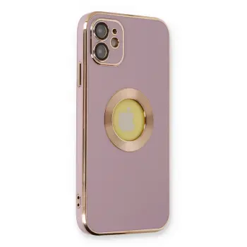 Lopard İphone 12 Kılıf Store Silikon - Mor