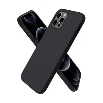 Lopard İphone 12 Pro Kılıf First Silikon - Siyah