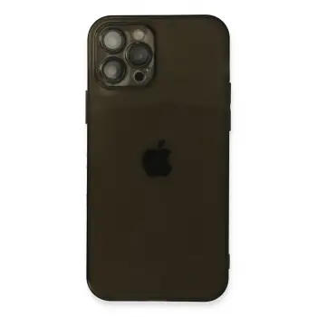 Lopard İphone 12 Pro Kılıf Fly Lens Silikon - Siyah