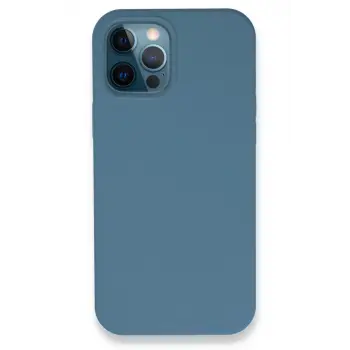 Lopard İphone 12 Pro Kılıf Lansman Legant Silikon - Açık Mavi