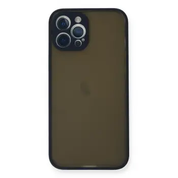 Lopard İphone 12 Pro Kılıf Montreal Silikon Kapak - Lacivert