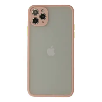 Lopard İphone 12 Pro Kılıf Montreal Silikon Kapak - Pembe