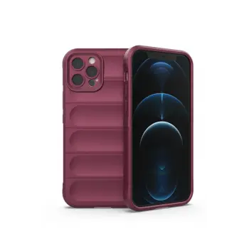 Lopard İphone 12 Pro Kılıf Optimum Silikon - Bordo