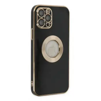 Lopard İphone 12 Pro Kılıf Store Silikon - Siyah