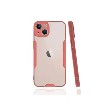 Lopard İphone 13 Kılıf Platin Silikon - Pembe