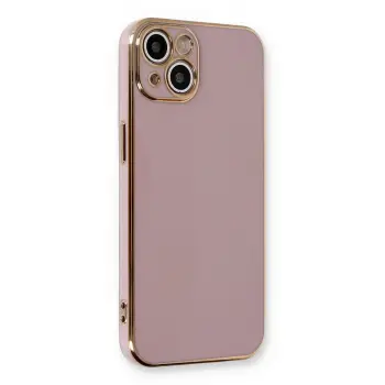 Lopard İphone 13 Kılıf Volet Silikon - Mor