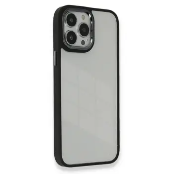 Lopard İphone 13 Pro Kılıf Dora Kapak - Siyah