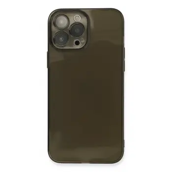 Lopard İphone 13 Pro Kılıf Fly Lens Silikon - Siyah