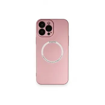 Lopard İphone 13 Pro Kılıf Jack Magneticsafe Lens Silikon - Rose Gold